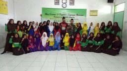 Babinsa mengajar Wasbang di MTS Hasanuddin Tebel