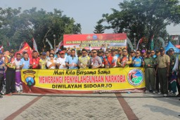 Sidoarjo Say No To Drug Bersama TNI, Polri dan BNN