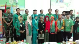 Bati Wanwil Koramil 03 Buduran hadiri lomba sekolah sehat