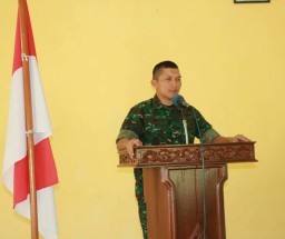 Dandim 0816 mengajak anggota agar tetap Displin dan taat pada aturan