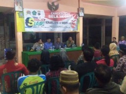 Danramil 0816/07 Bersama Forkompimka Laksanakan Cangkruan di Desa Tambak Rejo