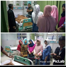 DANRAMIL 0816/13 WONOAYU TUNJUKKAN KEPEDULIAN TERHADAP ANGGOTANYA
