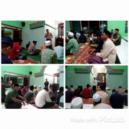 Babinsa Desa Keret Sholat Tarawih Bersama Forkopimka Di Masjid Al Hidayah.
