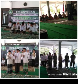 Anggota Ramil 07 Krembung Hadiri Pelantikan PR.IPNU IPPNU di Desa Kandangan