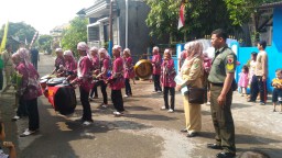 Babinsa 03 sebagai tim penilai lomba antar Desa