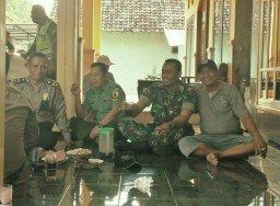 Ngopi Bareng, Babinsa Jalin Keharmonisan 3 Pilar.