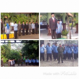 Danramil'07/ Krembung Mengikuti Upacara Hari Lahir Pancasila 1 Juni 2017 di Kantor Kec. Krembung.