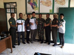 Komunikasi sosial bersama PAC GP Anshor beserta ketua Banser kecamatan Tarik