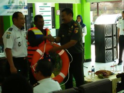 Danramil Jabon hadiri kampanye keselamatan pelayaran angkutan sungai, danau dan penyeberangan