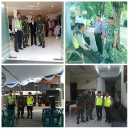 Anggota Ramil 01/kota Sidoarjo melaksanakan Pam Paskah