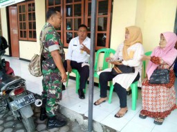 Babinsa, dengan komsos kita dapat menjalin silaturahmi