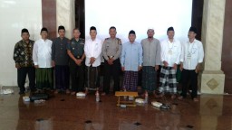 Danramil 01/Kota menghadiri pelantikan pengurus ranting NU se Kecamatan Sidoarjo Kota