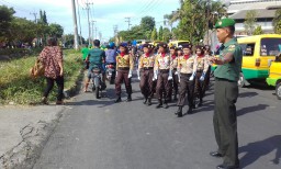 Anggota Ramil 17 turut mengamankan semua kegiatan peringatan HUT RI ke 71
