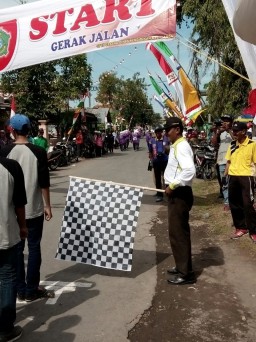 Koramil 0816/08 Jabon dalam memeriahkan HUT RI ke 71 Tahun 2016
