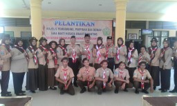 Pelantikan majelis pembimbing dan Dewan Saka Bakti Husada Kwartir Tulangan