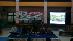 Koramil 0816/04 Porong gelar acara cangkrukan bela negara di Ds. Pamotan
