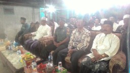 Babinsa Jabon hadiri acara pengajian umum di Desa Keboguyang