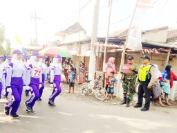 Babinsa Krian dilaksanakan Lomba Gerak dalam rangka memperingati HUT RI ke 73 TH 2018