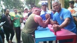 Serda Edi Hermawan anggota Ramil 01 akhirnya menjadi juara 3 lomba panco