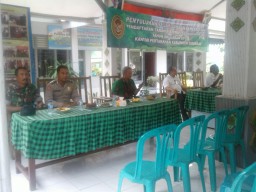 Babinsa 07/Krembung melakukan pendampingan pada program Prona di Ds Mojoruntut
