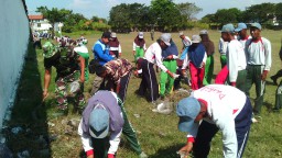 Karya bakti bersama masyarakat Ds. Krembung