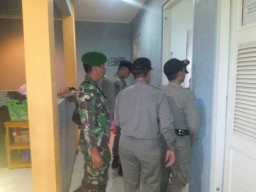 KORAMIL 0816/03 BUDURAN MELIBATKAN ANGGOTANYA DALAM OPERASI GABUNGAN GAKTIBMAS