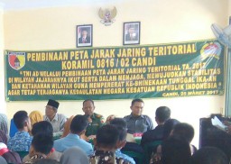 Pembinaan Peta jarak jaring Teritorial oleh Koramil 02/Candi