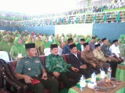 Danramil 01/kota Sidoarjo menghadiri Harlah Muslimat NU kab. Sidoarjo