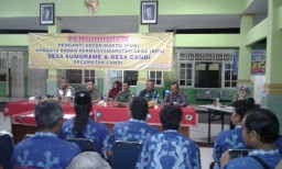 Babinsa 02 /Candi hadiri pengukuhan PWA anggota BPD