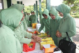 Persit siap mendukung tugas suami dan selalu menjaga keharmonisan rumah tangga