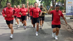 Anggota Kodim 0816 bina fisik demi mendukung tupok TNI AD