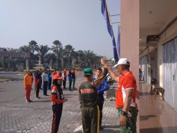 Pemusatan latihan paskibraka 2019 wilayah Kecamatan Krian