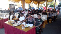 Danramil 0816/01 Kota Hadiri Harlah LSM seven gab LSM di Gor Delta Sidoarjo