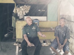 Temui Warganya, Danramil Prambon Pererat Jalinan Silaturahmi dan Kemitraan