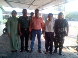Pelda Rofik dan warga krembung Ikuti rangkaian HUT KOREM 084/BJ ke 53