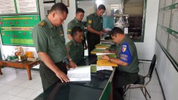 Koramil 0816/17 Gedangan terima kunjungan wasev