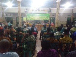 Danramil 0816/13 Wonoayu hadiri Musyawarah Mufakat pemilihan Calon Anggota BPD Desa Lambangan