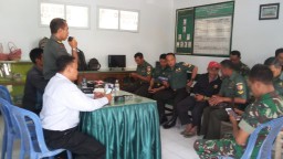 Koramil 0816 /Gedangan terima Sosialisasi Prosentase Kesehatan Mata