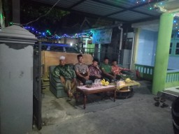 Babinsa Prambon Hadiri Haul Umum ke 30 Di Desa Pejangkungan Kecamatan Prambon