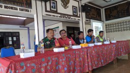Babinsa Jabon Hadiri Sosialisasi Normalisasi Kali/Sungai Afour Boyok