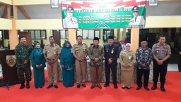 Danramil 0816/08 Jabon Hadiri Pelantikan 3 Kades di Kecamatan Jabon.