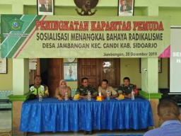 Danramil 0816/02 Candi Tekankan Peran Generasi Muda Dalam Menangkal Radikalisme