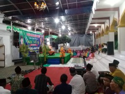 Danramil Sedati pengajian umum peringatan isra miroj Nabi Muhamad SAW.