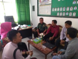 PPK Kec Sedati laksanakan audensi bersama Danramil Sedati terkait pelaksanaan pilkada Kab Sidoarjo