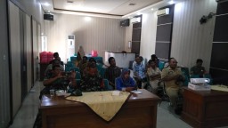 Personil Jabon Hadiri Kegiatan Penyusunan Program Pertanian di Kecamatan Jabon