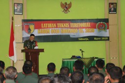Dandim 0816/Sidoarjo pimpin upacara penutupan Latnister Kodim 0816/Sidoarjo
