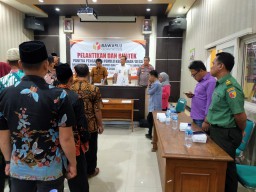 Forkopimka Jabon Adakan Pelantikan Dan Bimtek Menjelang Pilkades Dan Pilkada Sidoarjo Ta 2020.
