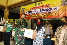 Forkopimda Sidoarjo menghadiri launching Kampung Tangguh di desa Bendotretek