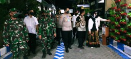 Danramil 0816/18 Sedati bersama Forkopimka hadiri Launching Kampung Tangguh Se Kecamatan Sedati
