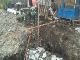 Satgas TMMD tetap semangat kebut pembangunan tujuh lokasi fisik